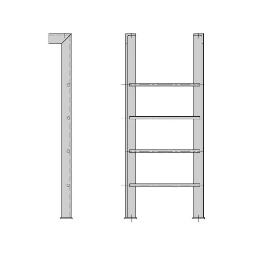 Стремянка СХ-52 5200 мм Серия 1.450.3-7.94 в Новосибирске

