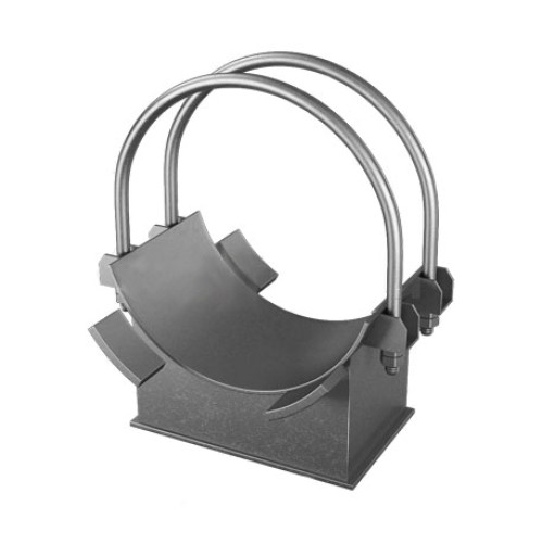 Опора хомутовая неподвижная для трубопроводов ТЭС и АЭС Ст20 920х700х700х100 мм ОСТ 34-10-618-93 в Новосибирске

