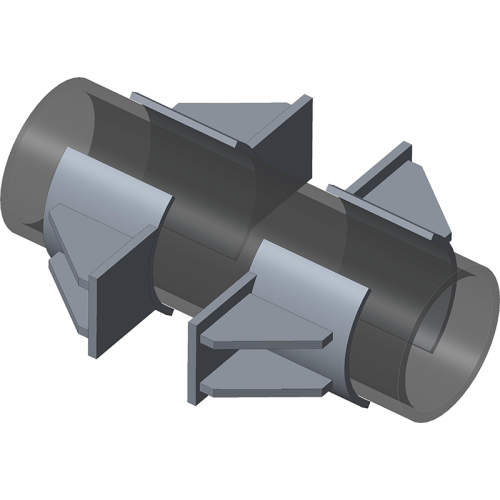 Опора неподвижная двухупорная усиленная для тепловых сетей ТС-662.00.00 920х320х290х1184 мм Серия 5.903-13 выпуск 7-95 76 кг