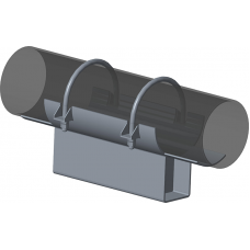 Опора неподвижная хомутовая с корпусом для тепловых сетей ТС-670.00.00 159х90х340х200 мм Серия 5.903-13 выпуск 7-95 13,5 кг