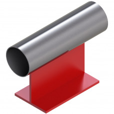 Опора неподвижная приварная тавровая для тепловых сетей исп. АС10 09Г2С 18х100х100 мм ОСТ 36-146-88 0,7 кг