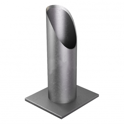 Опора неподвижная трубчатая с круто изогнутыми отводами для тепловых сетей исп. А2 09Г2С 57х150 мм ОСТ 36-146-88 1,4 кг