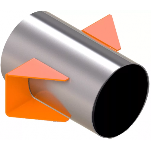 Опора вертикальных трубопроводов 1220-ВП-А1 1220х10х400х300 мм ОСТ 36-146-88 в Новосибирске

