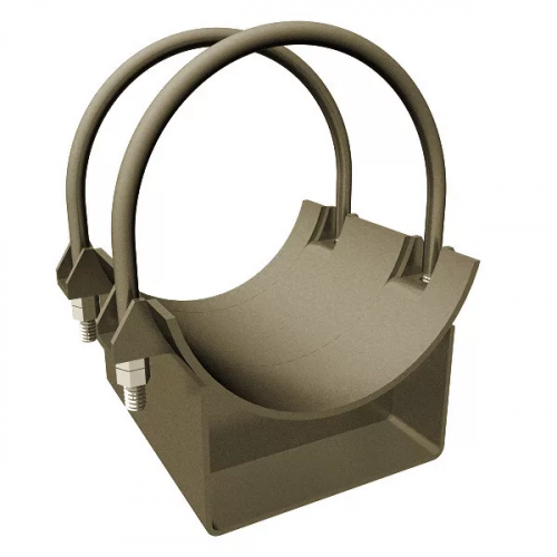 Опора однохомутовая неподвижная 57 мм ОСТ 108.275.37-80 в Новосибирске

