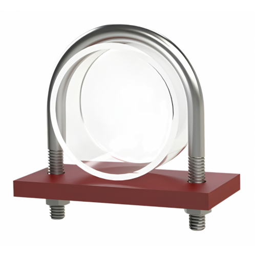 Опора неподвижная хомутовая бескорпусная для тепловых сетей исп. А Ст20 32 мм ОСТ 36-146-88 0,1 кг