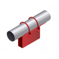 Опора неподвижная приварная корпусная для тепловых сетей исп. А21 / АС21 ВСт3 159х80х170х150 мм ОСТ 36-146-88 2 кг